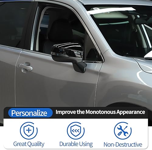 Miniatura 4 de Cubierta de espejo retrovisor para puerta compatible con Subaru Forester Outback Legacy XV 2019-2022 cubierta de espejo retrovisor exterior de ABS 2