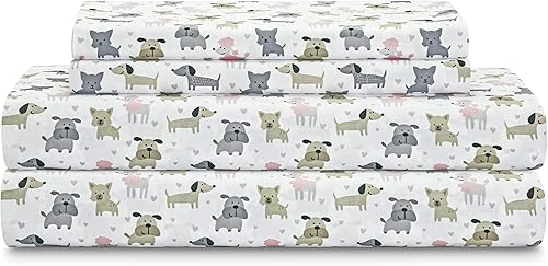 Miniatura 9 de MALLARY BY MATTHEW - Juego de sábanas estampadas 100% microfibra súper suave para niños