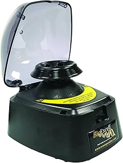 BioExcell Mini Centrifuge, 8000 RPM, Black Base/Charcoal Lid, EA1