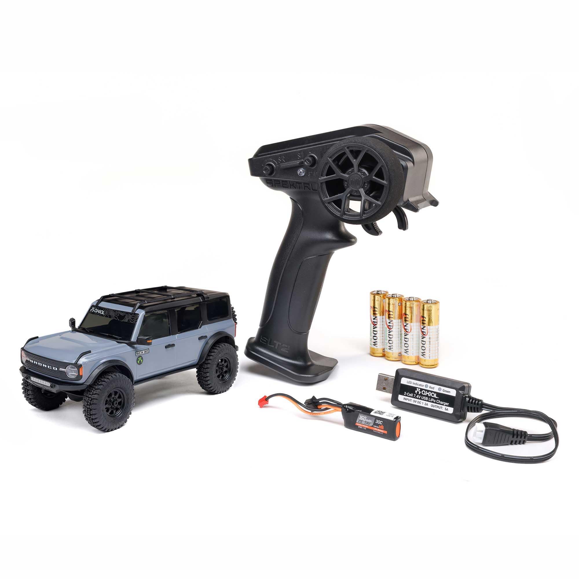 Amazon.co.jp: Axial 1/30 SCX30 フォード・ブロンコ 4X4 RTR ブラシ