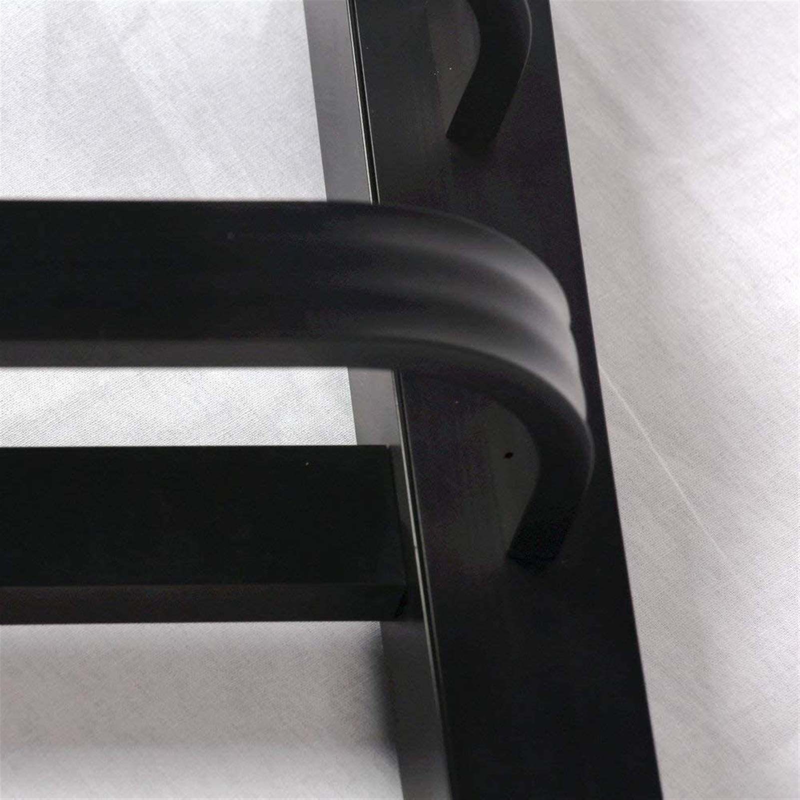 Calentador de pared para baño Calentador de toallas inteligente de temperatura constante, toallero eléctrico de secado doblado montado en la pared, estante de aleación de aluminio para baño