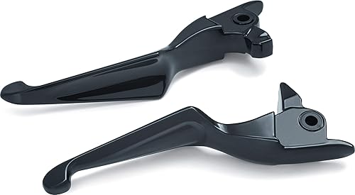 Kuryakyn Accesorio para manillar de motocicleta 1985 palancas Boss Blades de embrague y gatillo de freno para motocicletas Harley-Davidson Touring