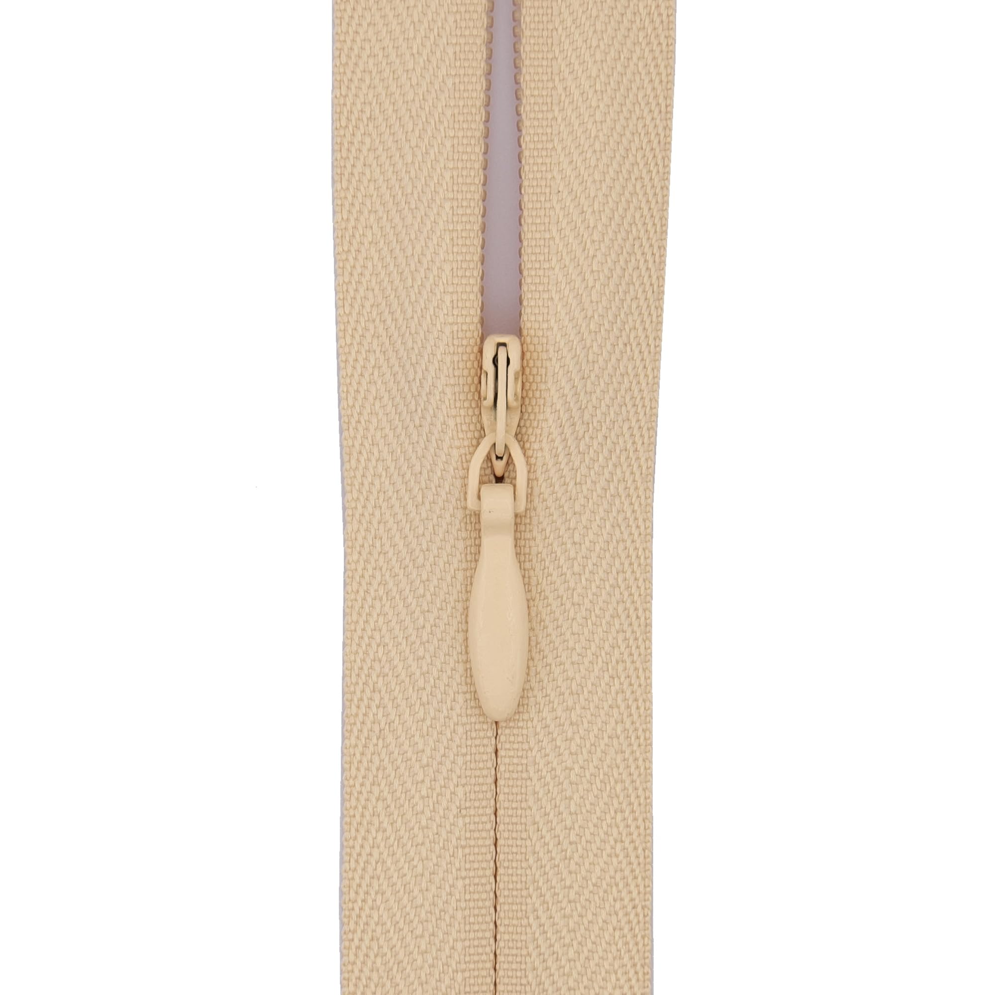 #3 Invisible Zips, 1 Pack, 9 Inch, Creamy Beige