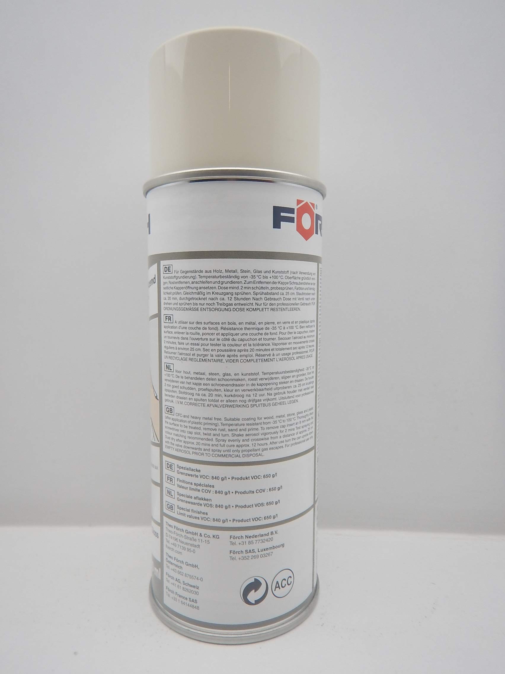 Autolack Spraydose VW-Audi L87 Perlweiss Einschichtlack (400ml