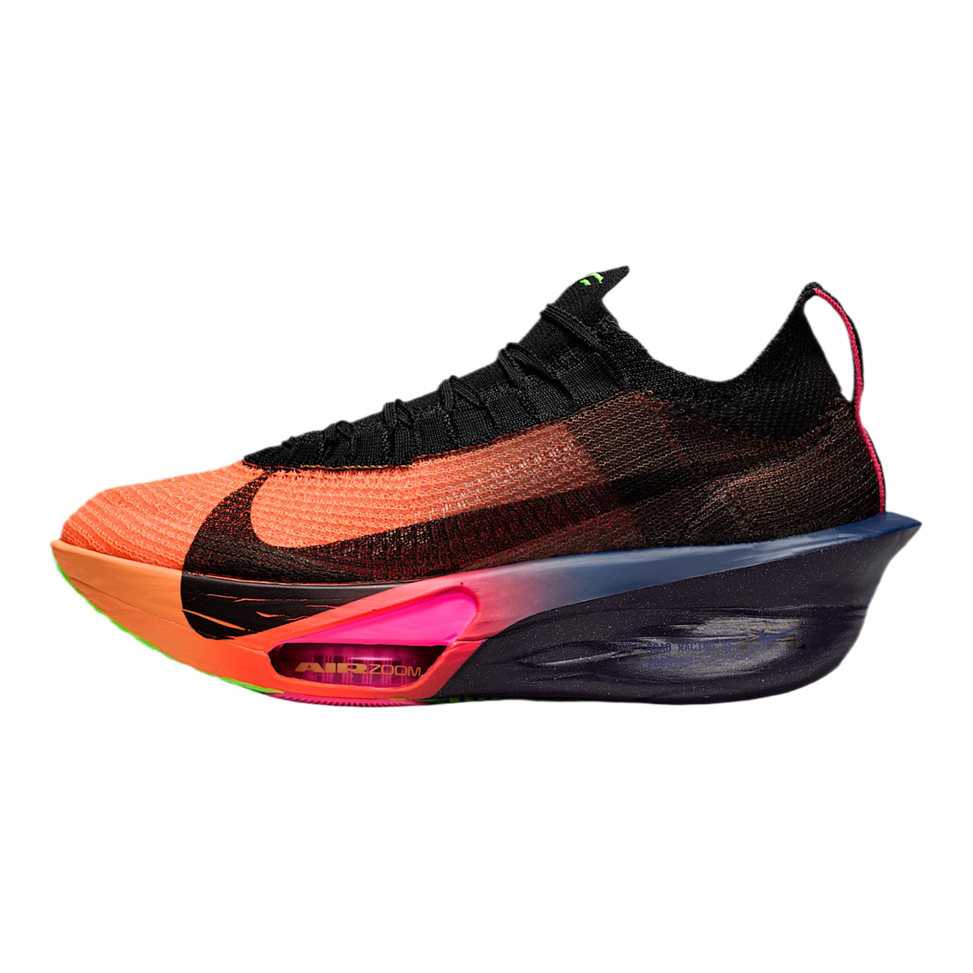 Alphafly 3 Glam Women's Road Racing Shoes (Orange Pulse/Purple Dynasty/Electric Green/Black)