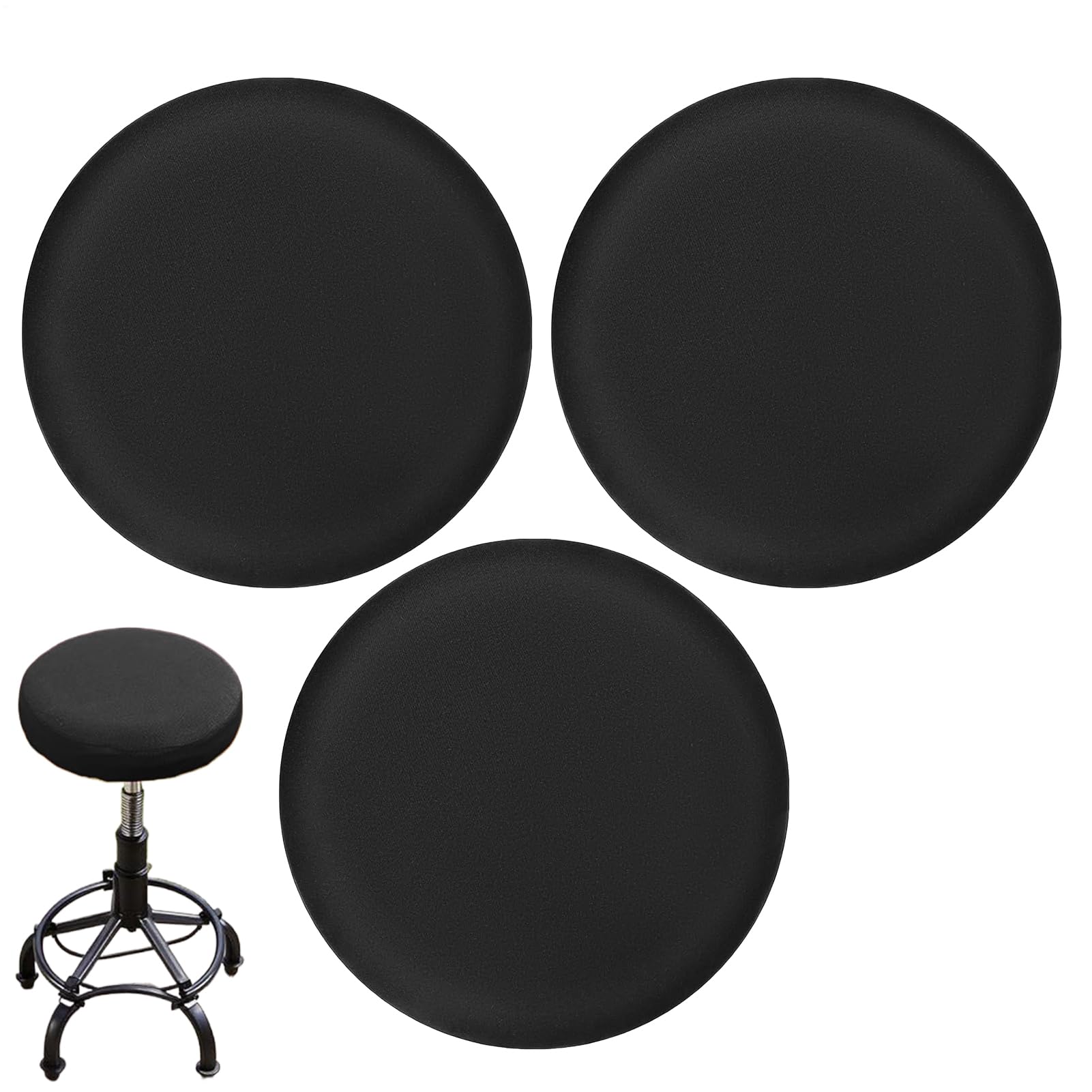 Housse de tabouret ronde premium pour hôtel et cuisine