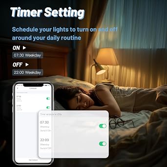BSEED Dimmer Switch, 2.4GHz Smart Dimmer Light Switch Compatible with Alexa and Google Home, Neutral Wire Required, Touch Single Pole Dimmer Switch for Lamp, Remote Voice Control, White