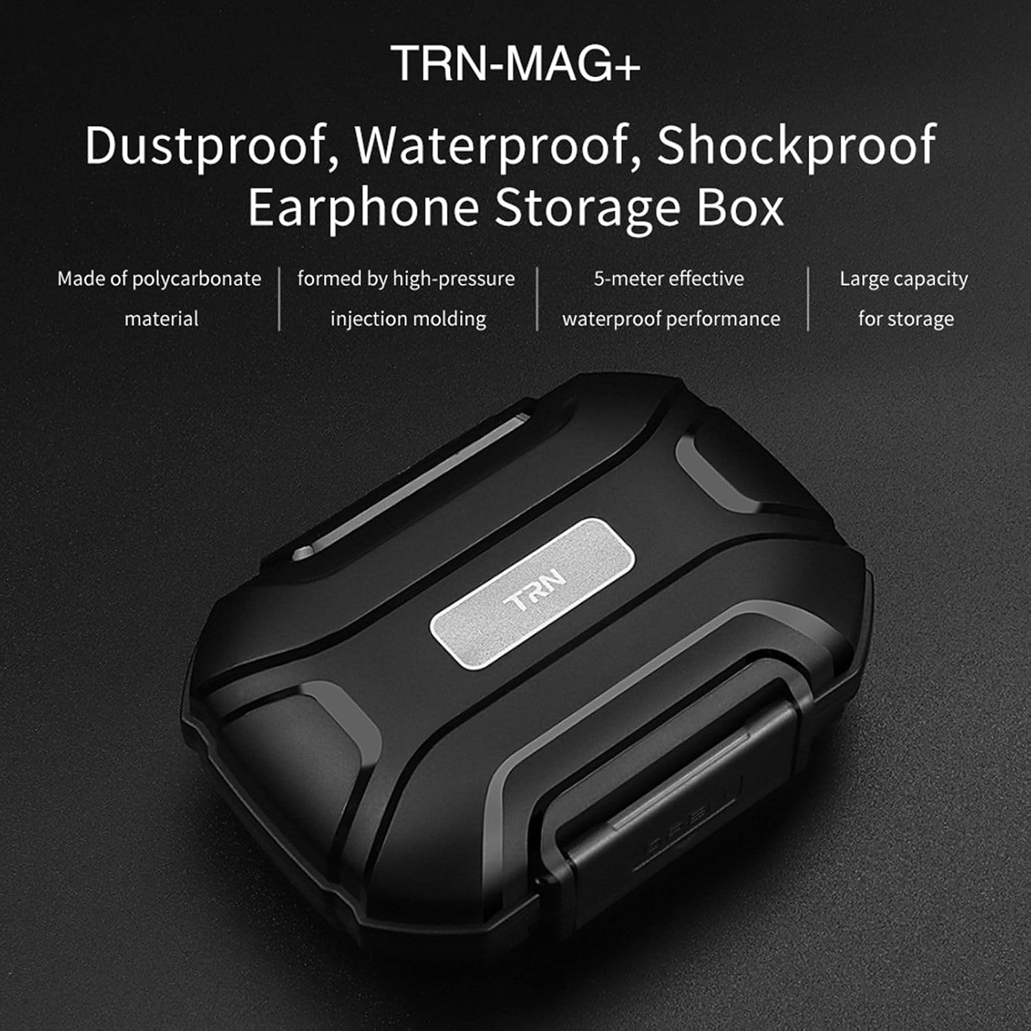 in Ear Monitor Case, Protective Earphones Storage Box Waterproof Small Earbud Hard Carrying Case for IEM Cables SD Memory Card Camera Chips Ear Tips CCA CCZ IEM image 2