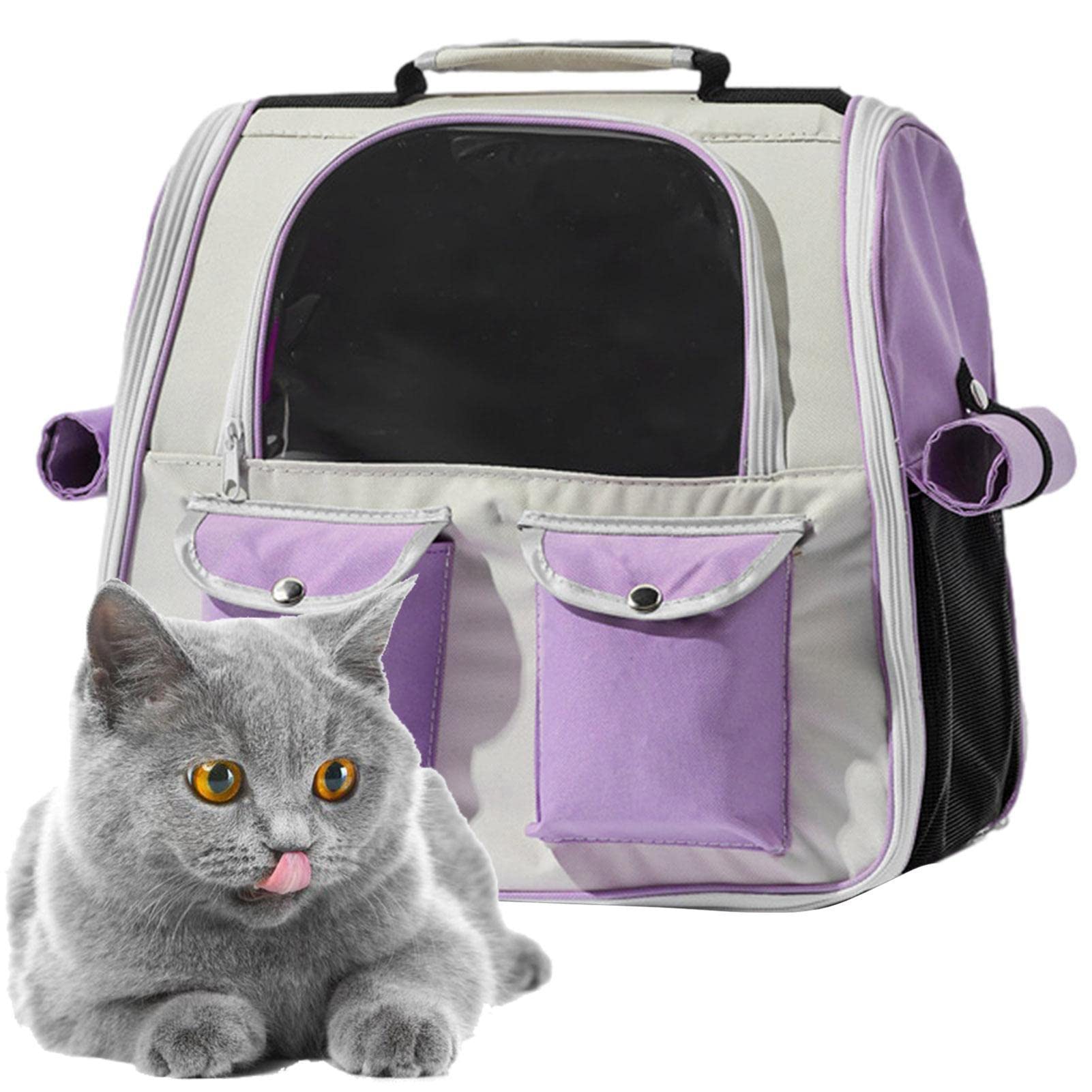 Sac à dos respirant pour chat en tissu Oxford haute densité de qualité supérieure