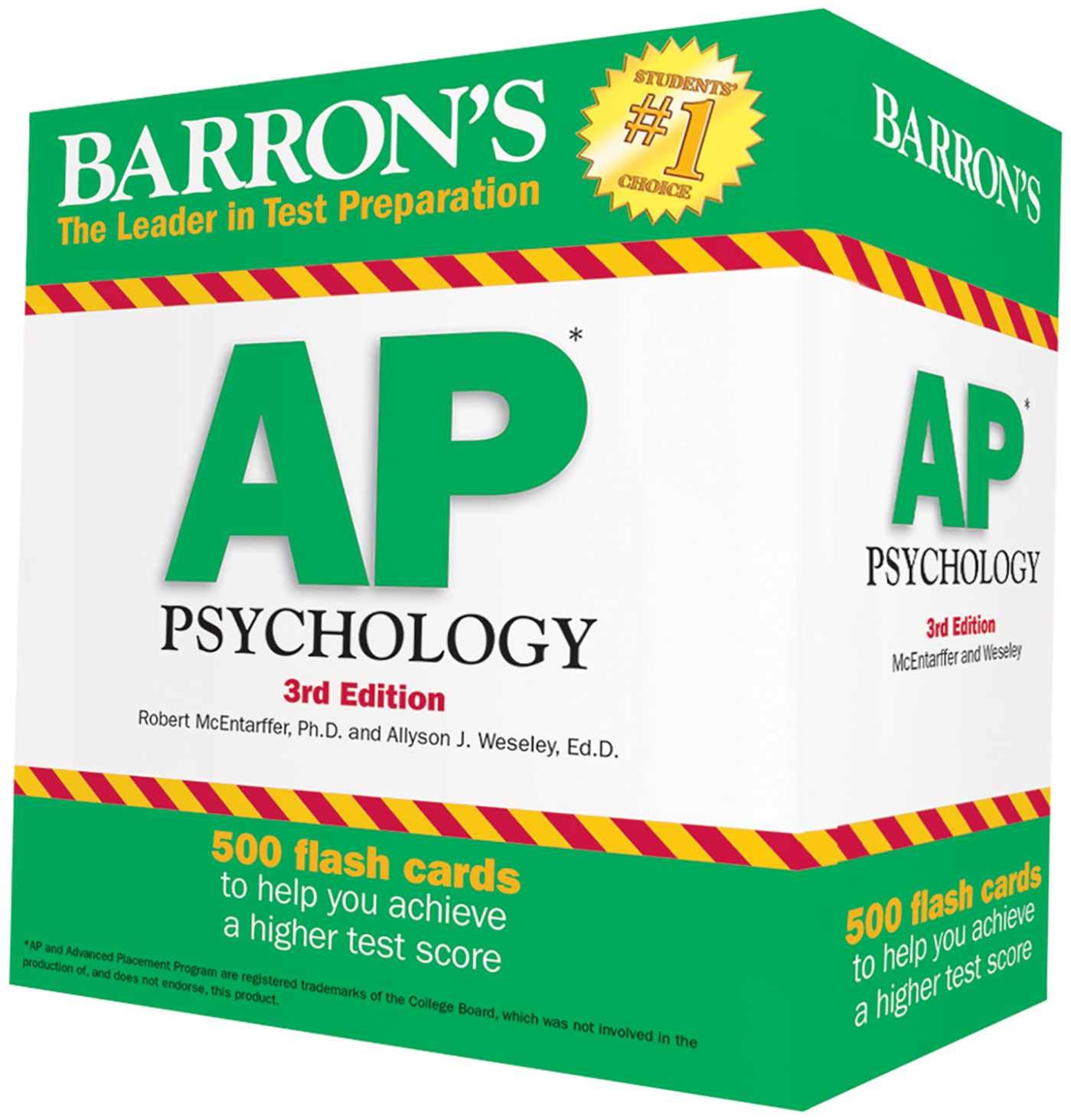 Barron's AP Psychology Flash Cards (Barron's Test Prep)