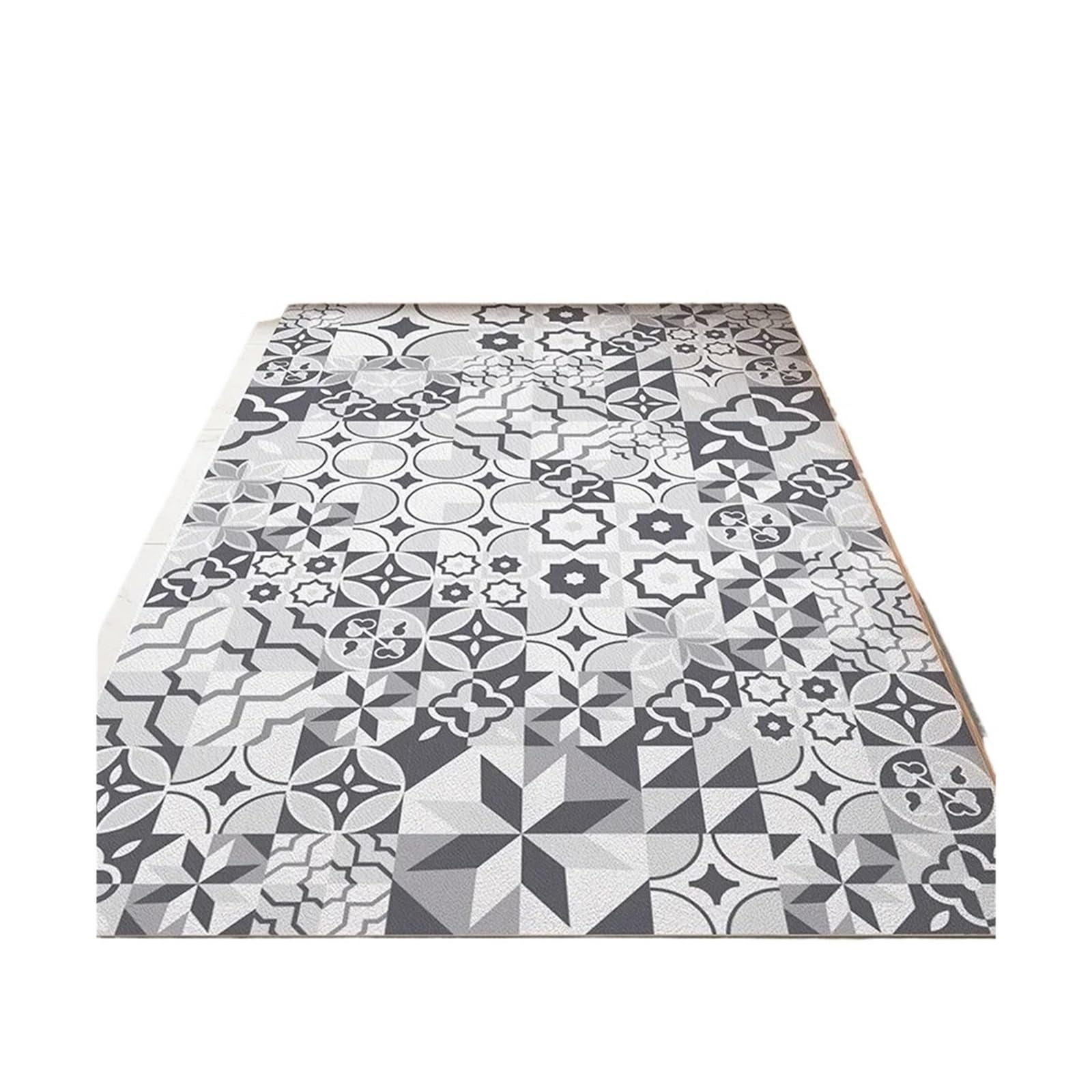 Tapis de cuisine antidérapant noir 40x120 cm imperméable et résistant à l'huile pour le sol