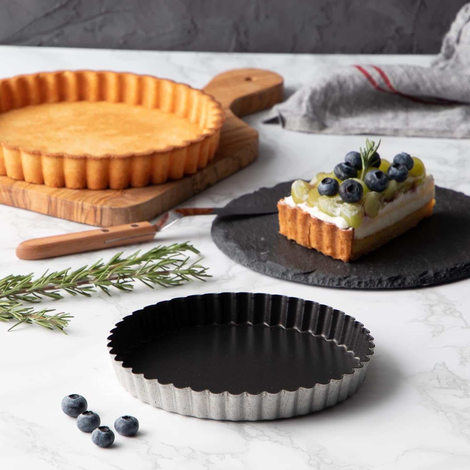 遠藤商事(Endo Shoji) Endoshoji WTL65026 Professional Strong Coat, Tart Shaped, 10.2 inches (26 cm), Coat, Coat, Fluorine Resin Finished, 3 Coats, Made in Japan