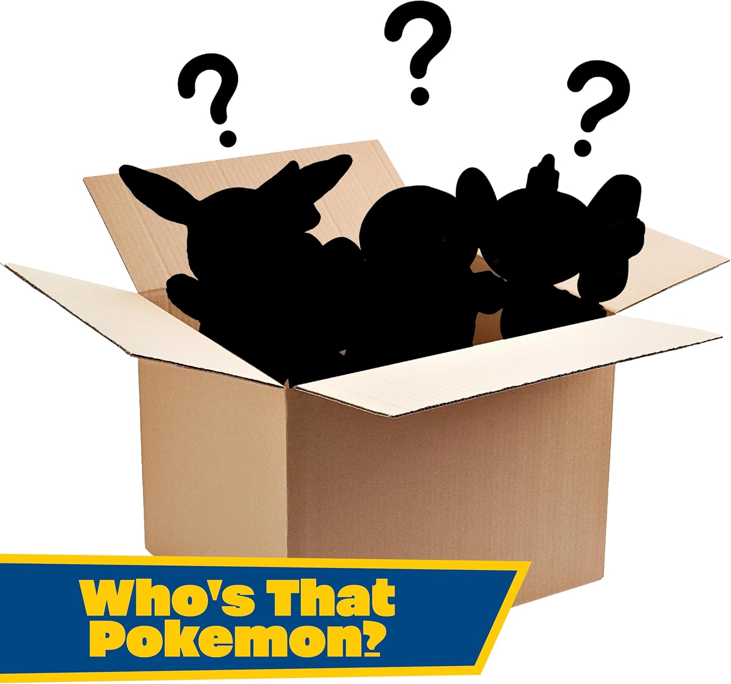 Pokemon 8" Plush Mystery Blind Box 4-Pack - Get Four Officially Licensed 8 Inch Pokemon - Authentic Collectible Soft Stuffed Animal Toy Figures - Gift for Kids, Boys, Girls - 2+