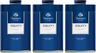Yardley Equity Talcum Powder For Men 250g โ Pack of 3