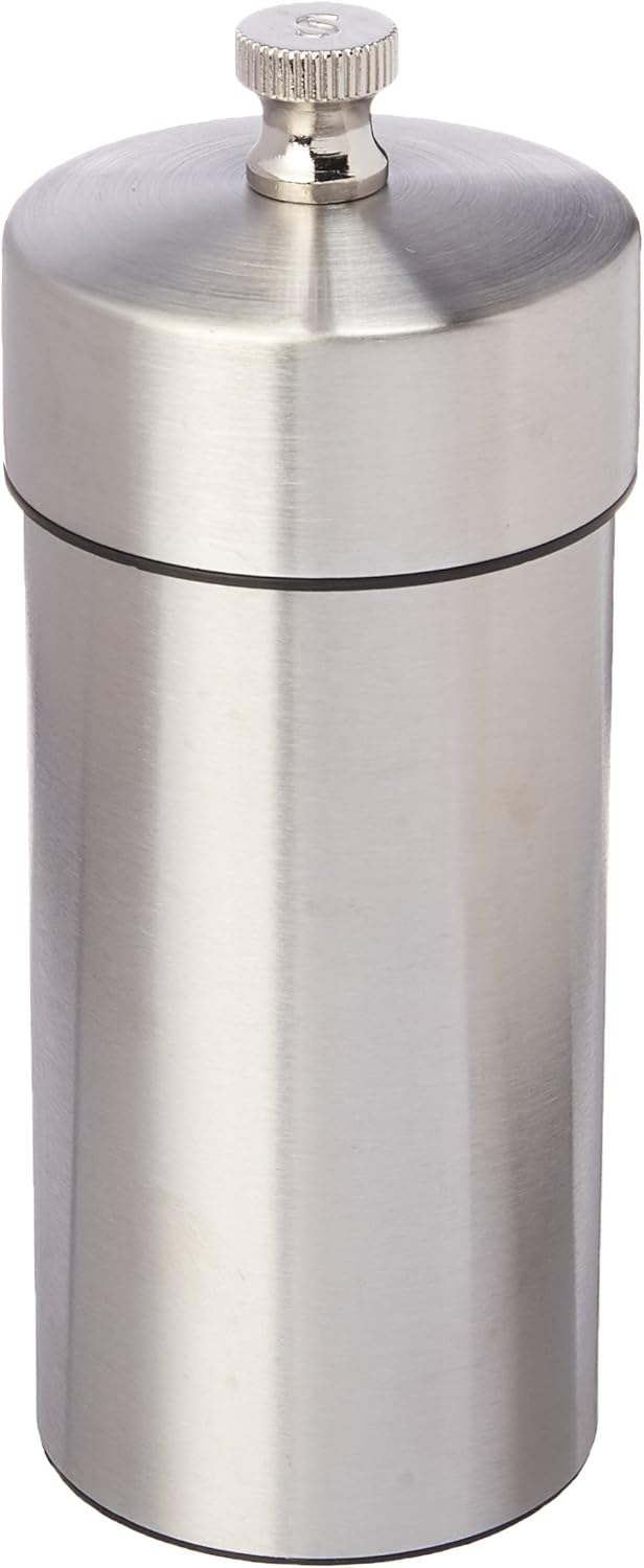 Chef Specialties 5.5 Inch Futura Stainless Salt Mill