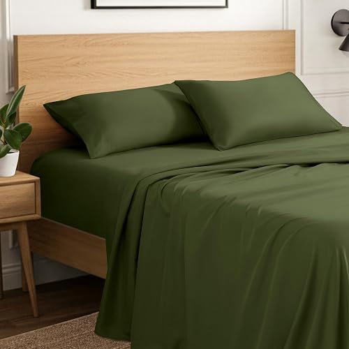 Ivy Union Split Head Flex King Size Sheet Set - Ultra-Soft Cooling with Deep Poc