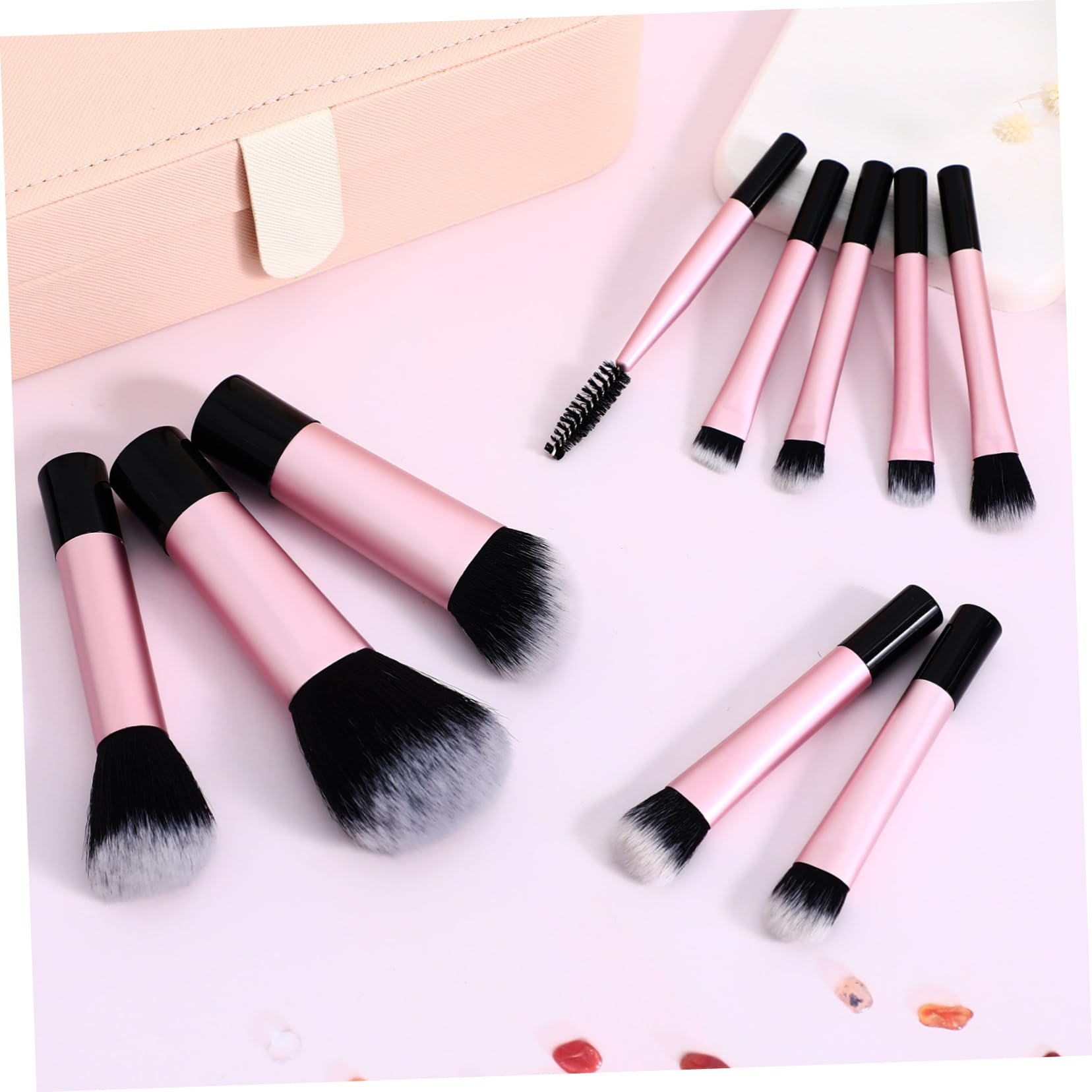 Didiseaon 30 Piezas Mini Juego De Brochas De Maquillaje Brochas De Maquillaje De Viaje Mini Brochas De Maquillaje Brochas De Maquillaje De Viaje Kit De Brochas De Maquillaje Elementos
