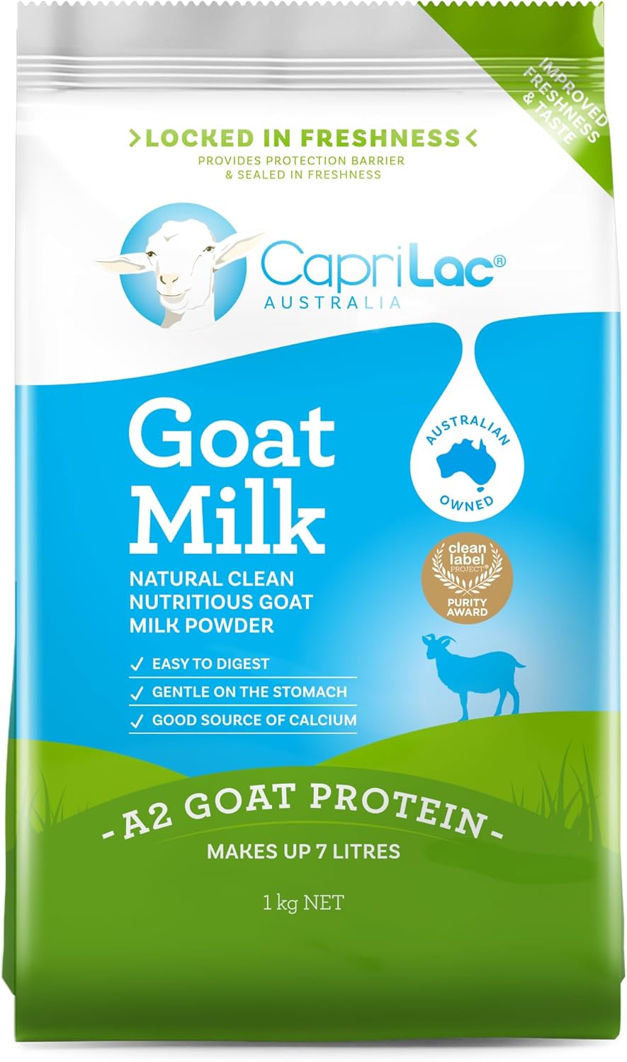 CapriLac Goat Milk Powder, 100 Natural Full Cream Goat’s Milk Powder