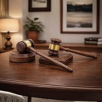 Vista 8 de Martillo de madera personalizado con bloque de sonido redondo