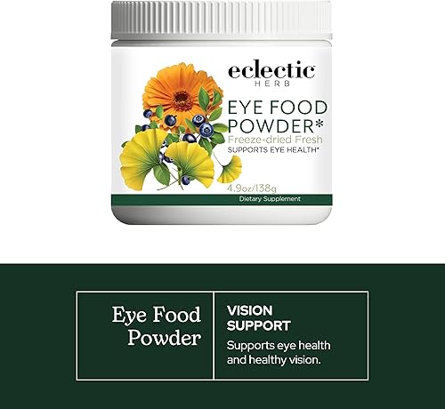 Miniatura 3 de Eclectic Institute Alimento para ojos liofilizado fresco crudo, polvo de alimentos integrales  4.9 oz