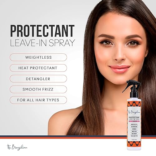 Miniatura 2 de IT'S BRAZILIAN Acondicionador en spray sin enjuague - Tratamiento capilar multibeneficio - Control de encrespamiento y daños - desenreda, nutre y