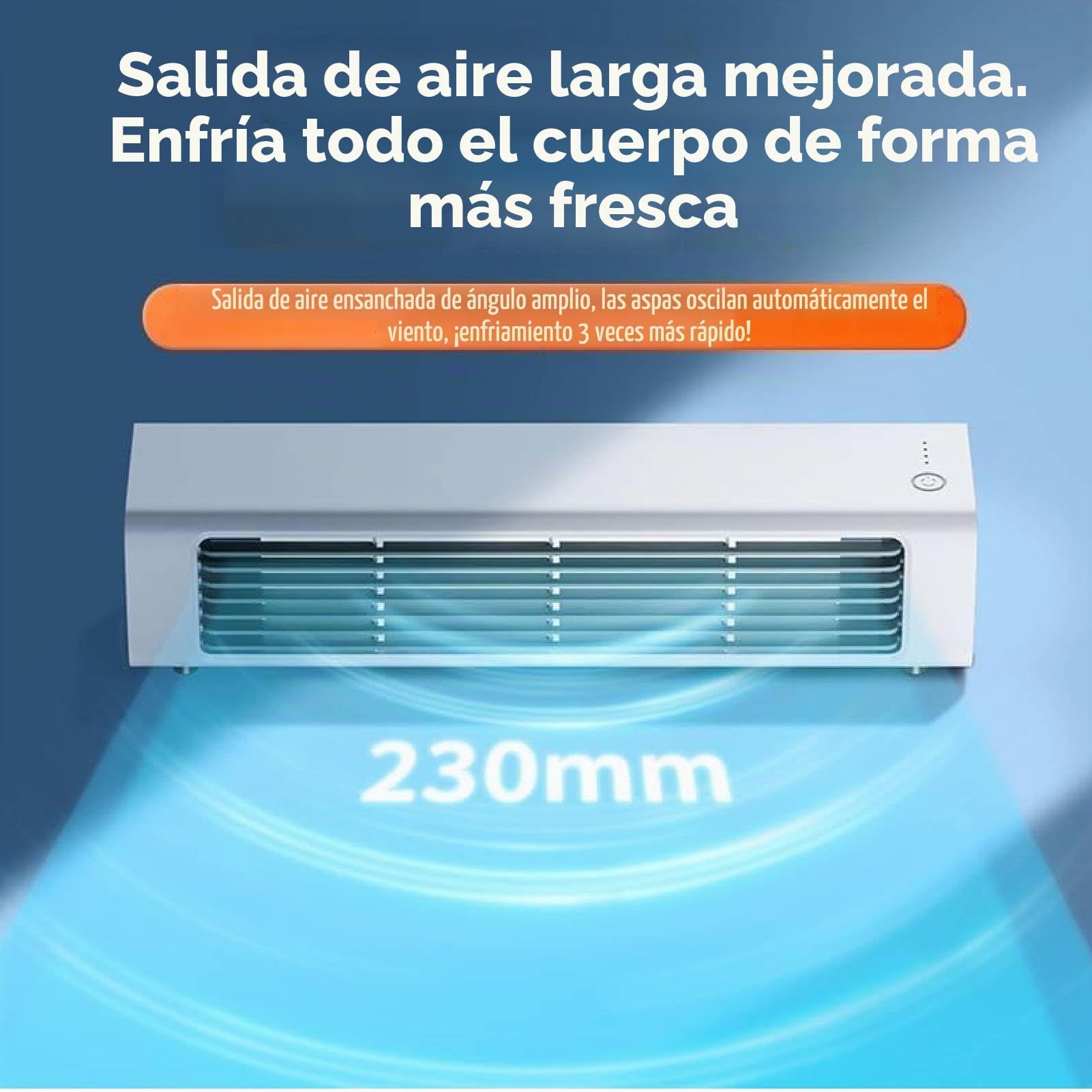 Breezamax, Breezamax, Breeze Max Air Cooler, Qinux Brizaac - Combate el calor abrasador y la humedad al instante, ultra silencioso de eficiencia energética de 3 velocidades, con gancho portátil