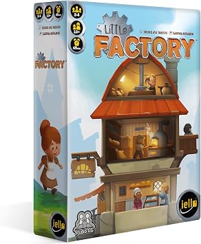 Little Factory - Resource Management & Building Card Game, Kids & Family, Iello Games, Ages 10+, 2-4 Players, 45 Min