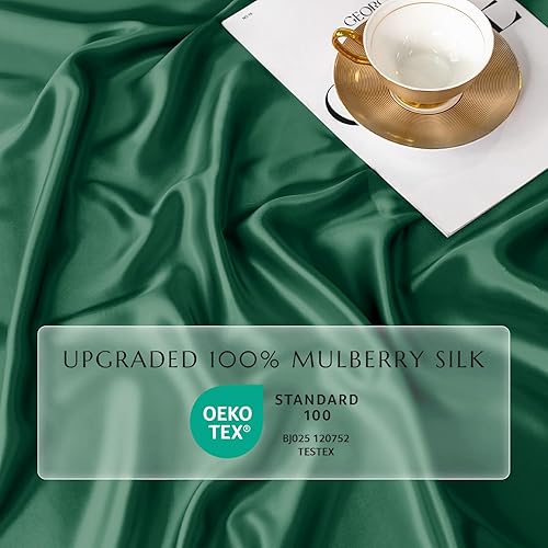 Miniatura 2 de THXSILK funda de almohada de seda de morera para cabello y piel, con cremallera oculta, seda de morera natural de 19 momme en ambos lados