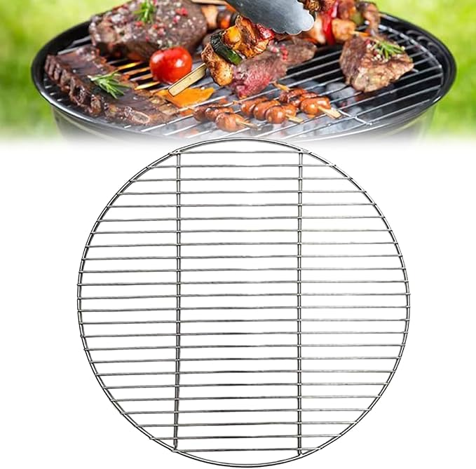 Melko BBQ Grillrost Grillgitter Aus Edelstahl, Rund Produktbild-Vorschau 6