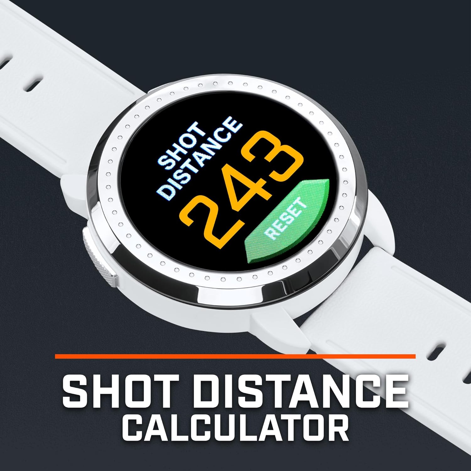 Bushnell Golf iON Elite GPS Watch – Color Touchscreen, Slope‑Adjusted Yardages, 38,000+ Courses, Shot Tracker, USB‑C, Magnetic Charger
