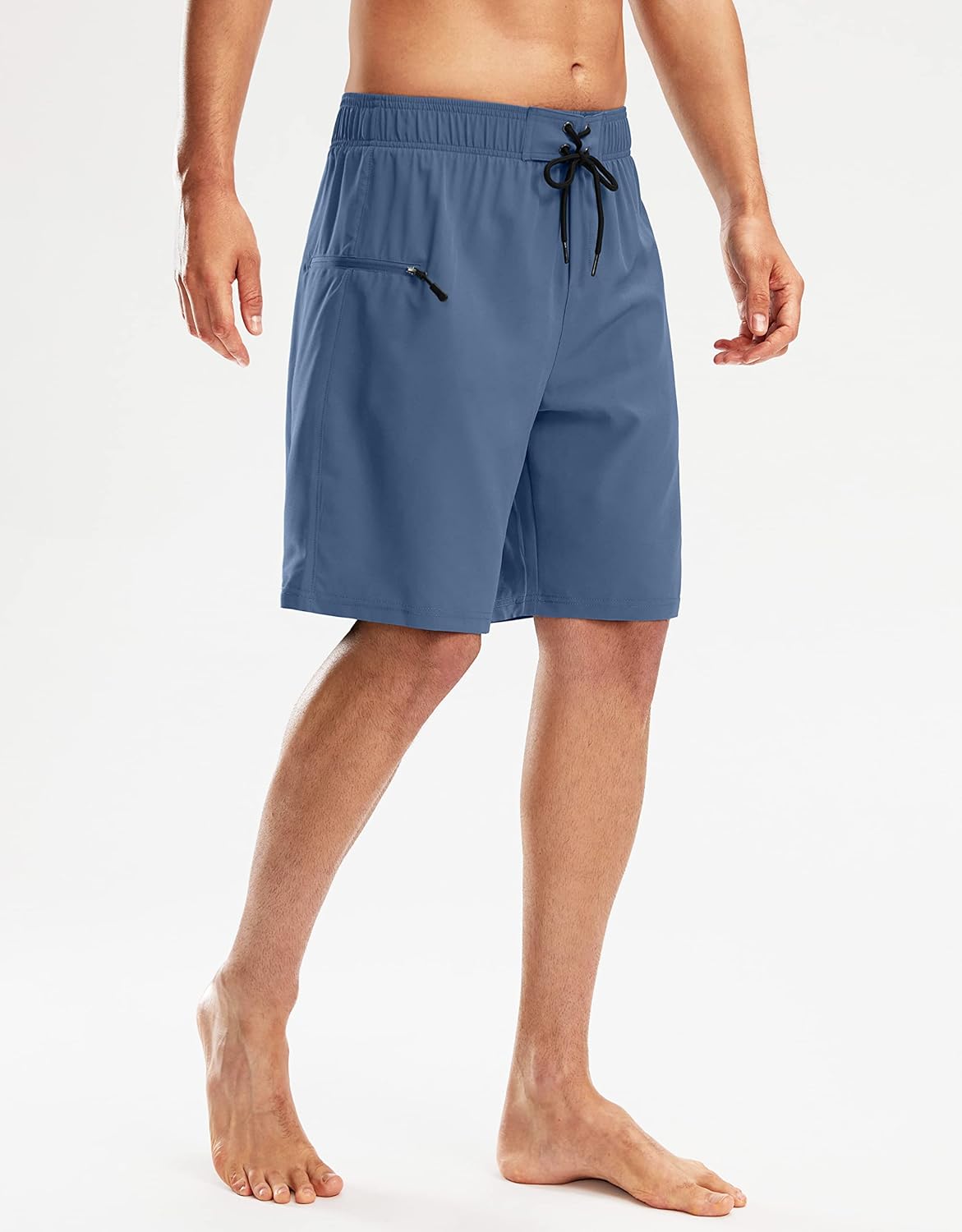 Pinkbomb Men's Swim Trunks with Compression Liner 9 Inch Quick Dry Swimsuit Swimming Swim Board Shorts for Men with Pockets - Image 2