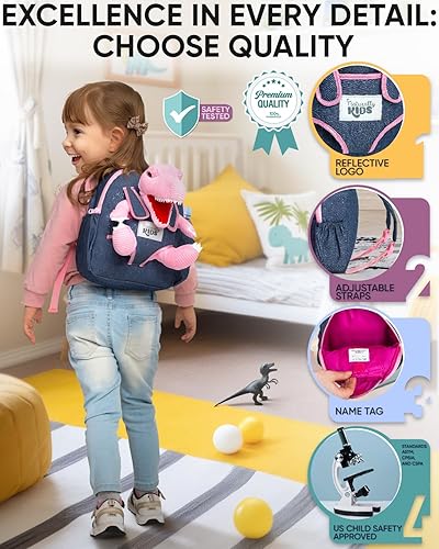 Miniatura 76 de Naturally KIDS - Juguetes de unicornio para niños y niñas de 2 a 3 años, regalos de cumpleaños, mochila de unicornio para niños pequeños 03 Unicornio