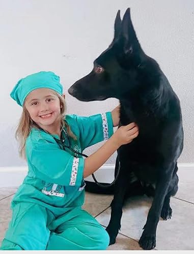 Miniatura 9 de ANPHILE Disfraz de veterinario para niños, disfraz de veterinario para niños, juego de disfraz para el día de la carrera