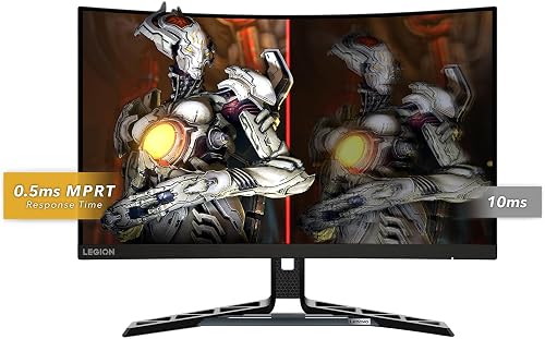 Lenovo Legion R27qe Gen 2 27" QHD WLED Gaming Monitor 2560 x 1440-16:9-200Hz IPS Panel 0.5ms Response Time HDMI DisplayPort TÜV Eye Comfort Protection Black 5.9kg - 5