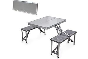 ONIVA Folding Picnic Table - Silver Simplicity