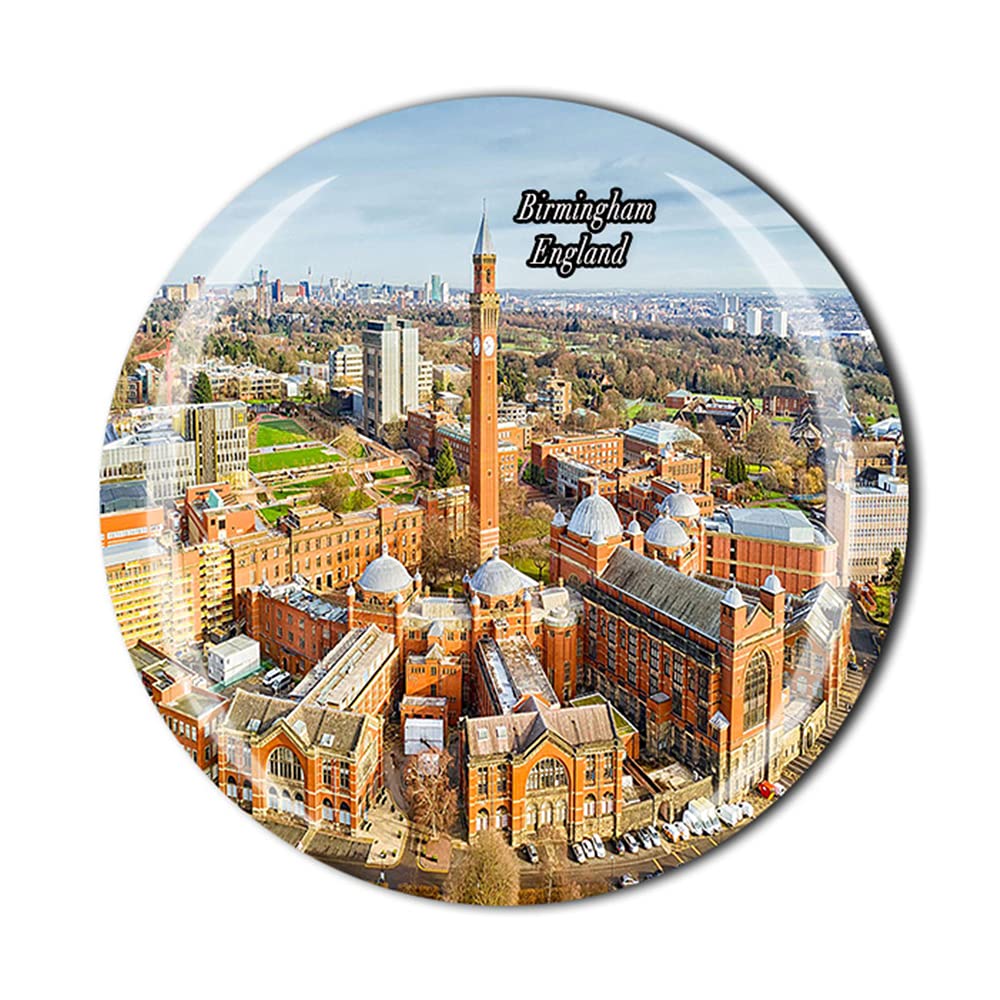 Birmingham England Fridge Magnet Souvenir Gift Crystal Magnetic Sticker Collection