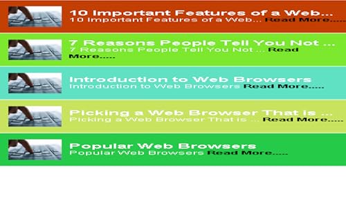 Web Browser Tips
