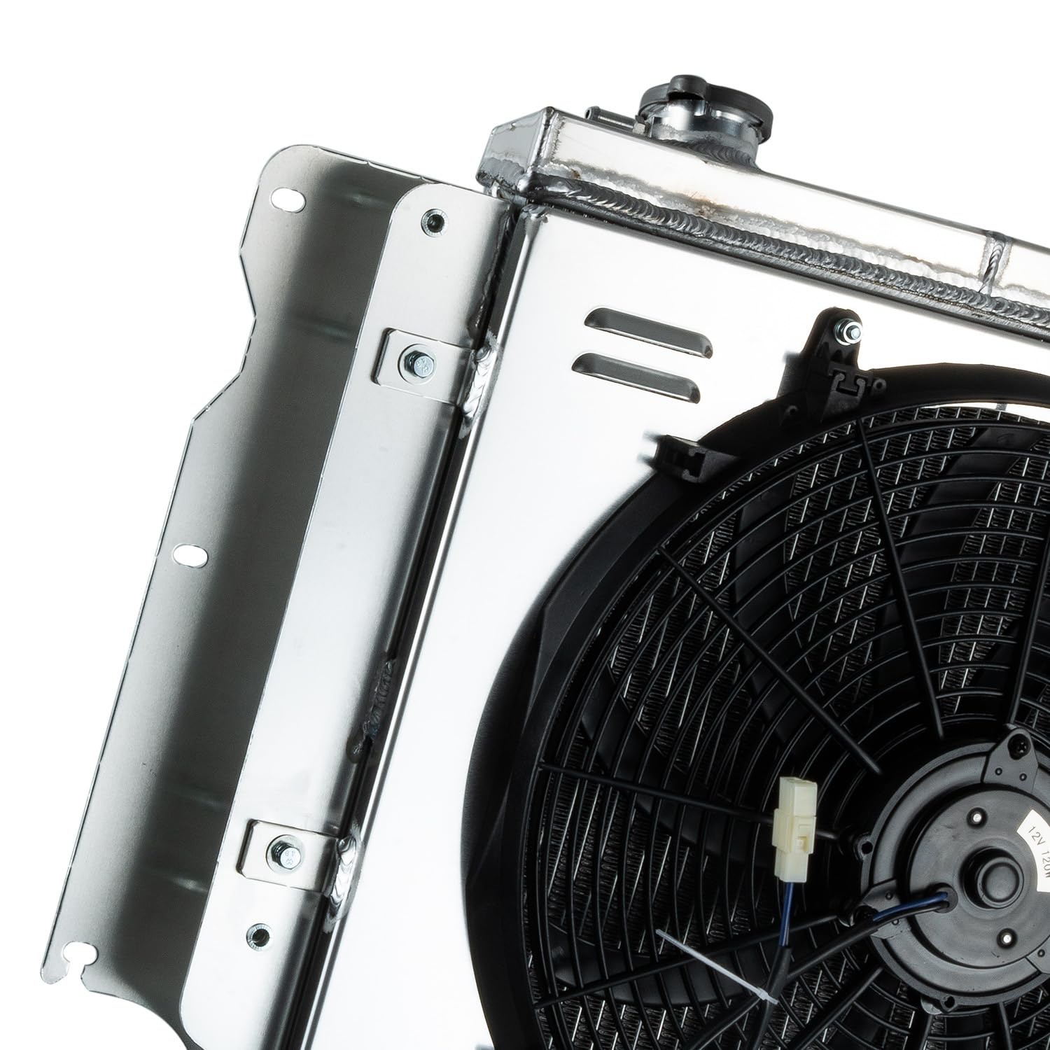 3-Row Aluminum Radiator With Fan Shroud For Jeep Wrangler YJ TJ 1987-2006 – High Cooling 5 thumbnail image