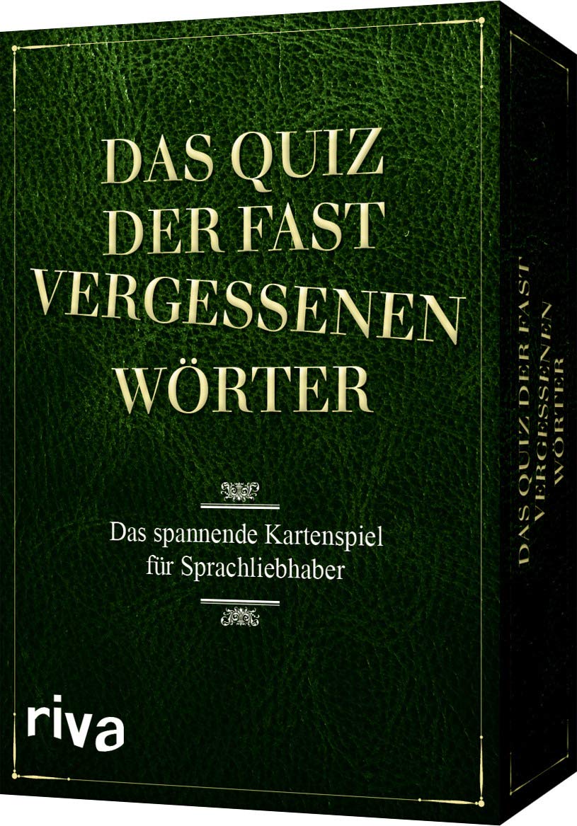 Das Quiz der fast vergessenen Wörter: Das spannende Kartenspiel für Sprachliebhaber