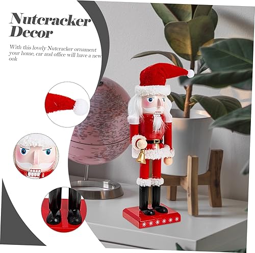 Miniatura 7 de BESTOYARD 2 piezas de manualidades de campana, nueces para pulgadas, adorno de madera para el hogar, escultura de muñeca, suministros de escultura,