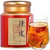 XIXICHA Dried Mandarin Peel Tangerine Peel Orange Peel 80g Xinhui Dried Citrus Peel Chen Pi Mandarin Peel Traditional Raw Sun Craft 新会陈皮 陈皮 陳皮