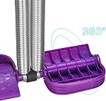 Elastic Sit Up Equipment, Pull Rope Dual Spring Tension Foot Pedal Sit Up Equipment for Abdominal, Leg Exerciser Tummy Trimmer Sport Fitness Slimming Training Bodybuilding at Home Gym
