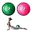 Slim Panda Pilates Ball, 9 Inch Small Exercise Ball, Anti Burst Mini Yoga Ball for Stability, Workout, Barre, Core Strength, Physical Therapy, Balance, Stretching