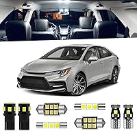 Vista 1 de Kit de 6 luces LED Corolla para interior Toyota Corolla 2003-2021 blanco 6000K paquete de iluminación LED interior + luces de matrícula, herramienta