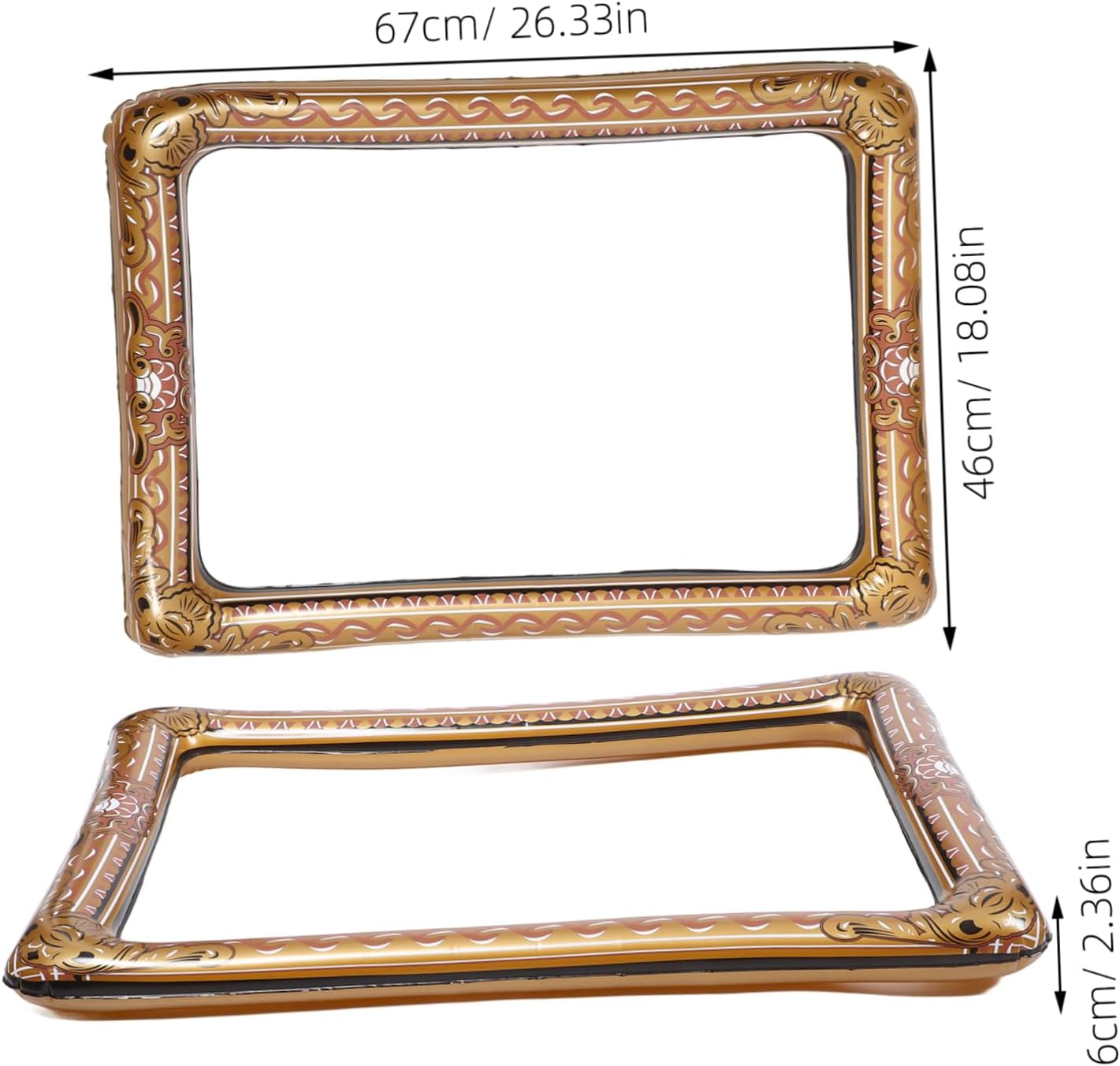 MERRYHAPY Inflatable Photo Frames Party Photo Booth Props Decorative Frame PVC Material