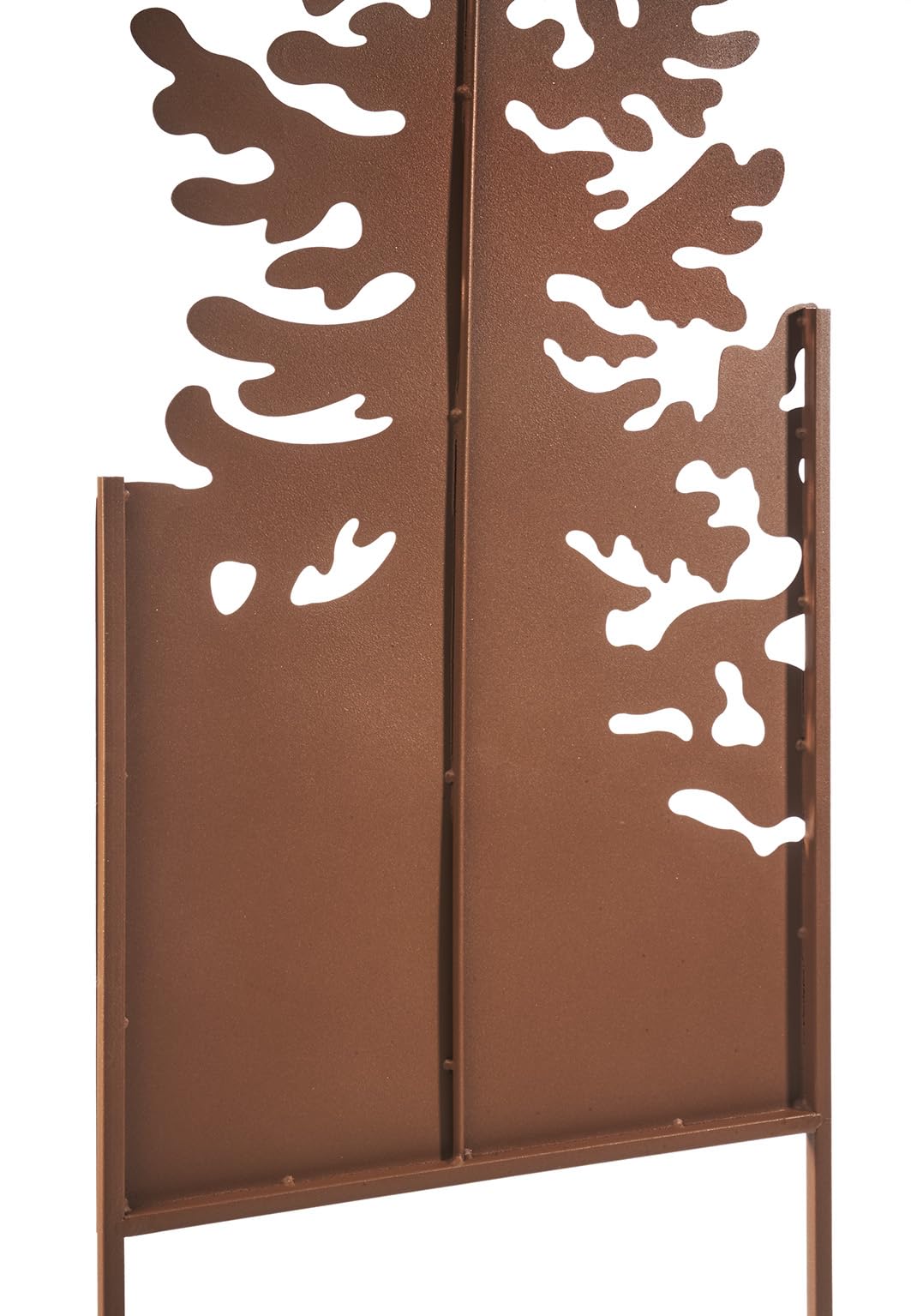 Kobolo Gartenstecker Forest aus Metall Hirschdesign 121x86 cm Braun