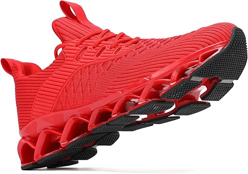 Miniatura 6 de Zapatos deportivos para hombre sin cordones para caminar y correr, tenis con diseño de hoja, informales, cómodos, antideslizantes, para el trabajo,