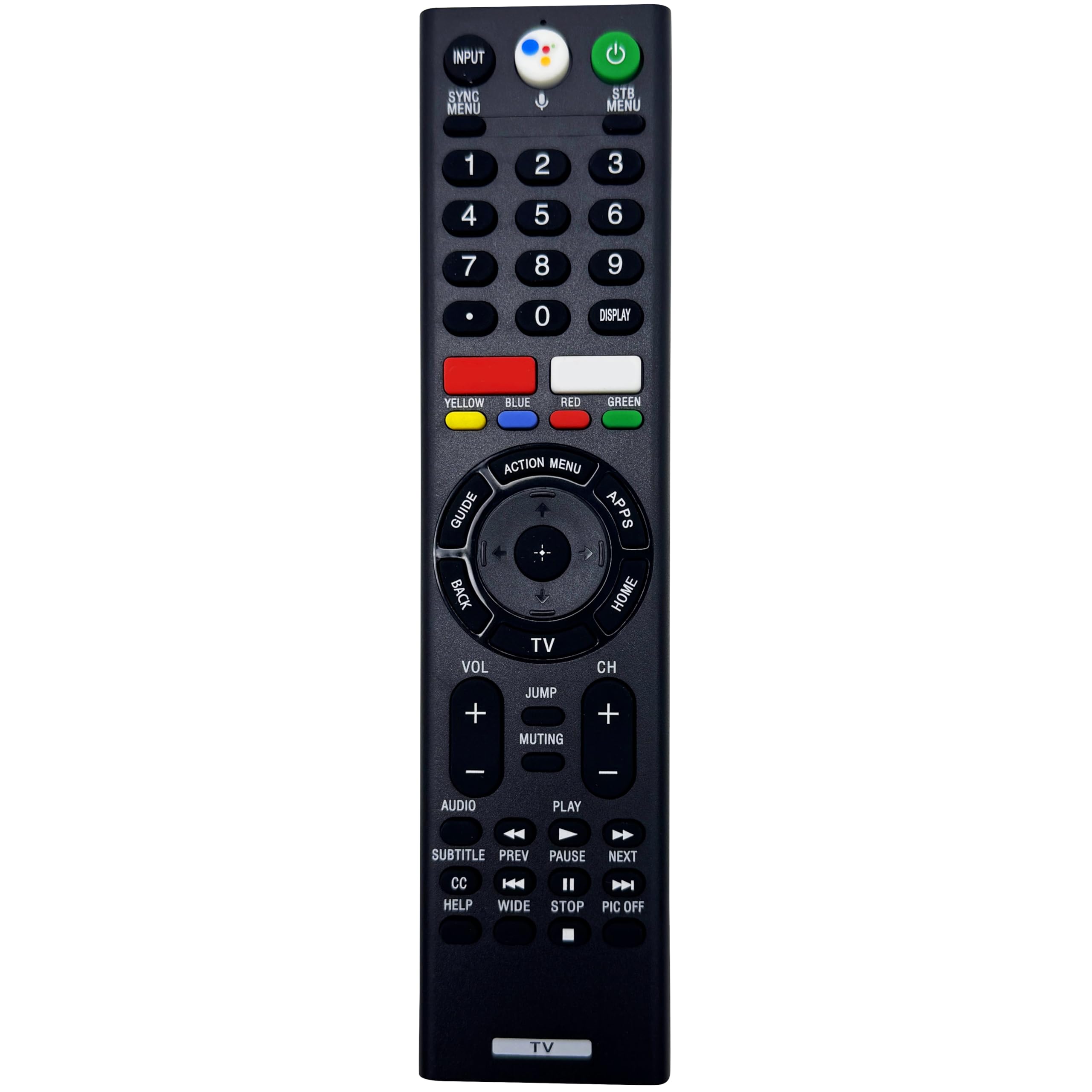 Leankle Voice Remote Controller RMF-TX310U for Sony LED, Bravia OLED 2016, 2017, 2018 and 2019 Lineup Android Smart TVs
