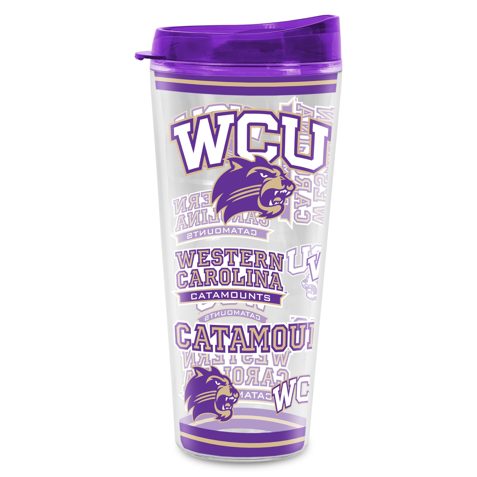Rico Industries NCAA College Double Wall Mayhem 16oz Or 20oz Tritan Tumbler W Lid