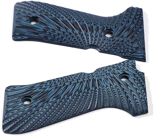 Miniatura 7 de Cool Hand Empuñaduras G10 para Beretta 9296 Full Size, 92 FS, m9, 92a1, 96a1, 92 INOX, juego de tornillos de empuñadura negra incluidos, textura
